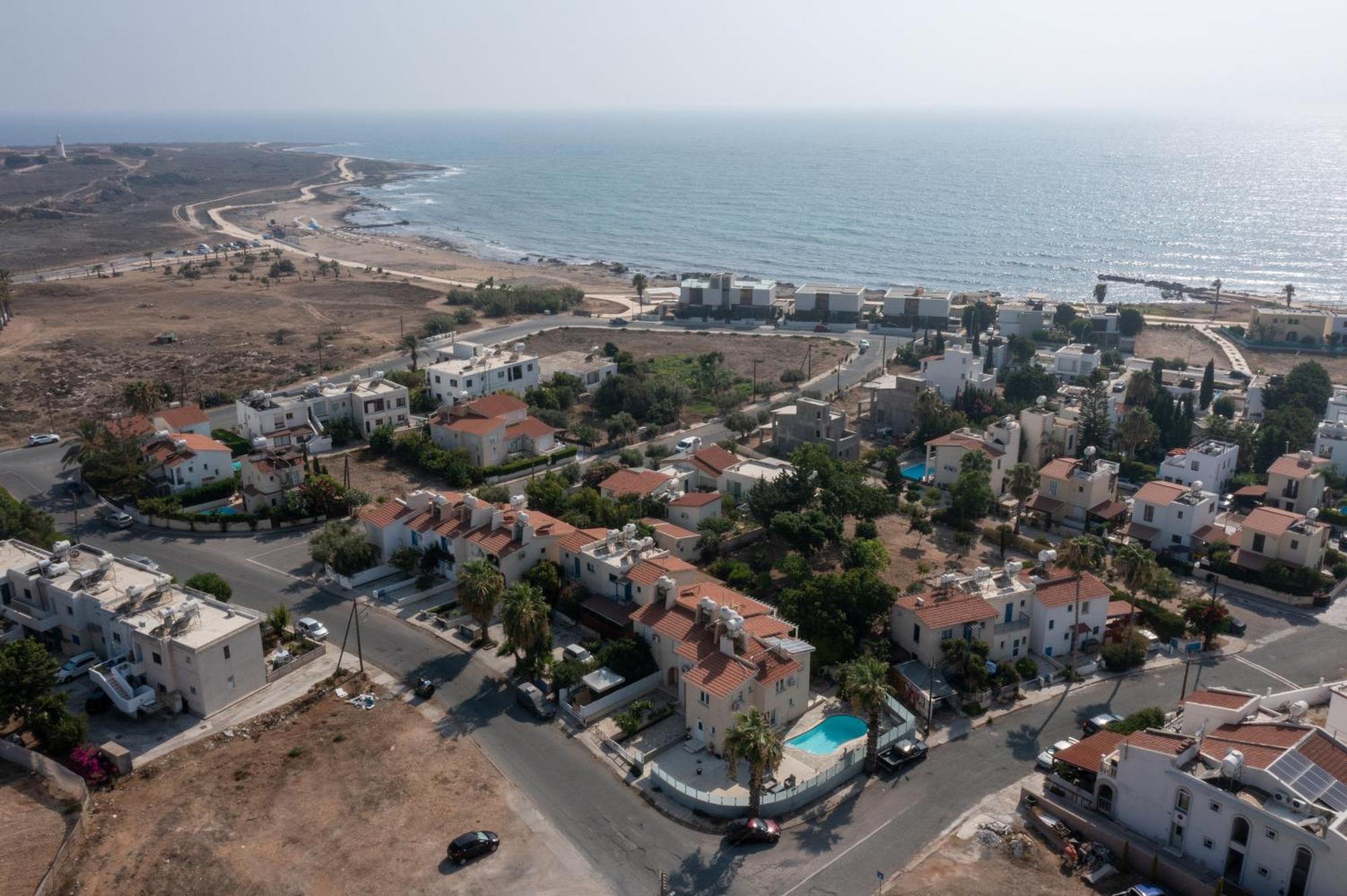 Lighthouse Pool Villa Pafos Exterior foto